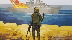 Автора фразы о русском военном корабле вернули из плена