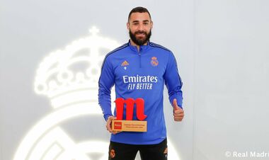 Бензема признан лучшим игроком сезона в Реале
