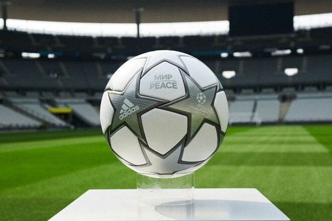 УЕФА представил мяч для финала ЛЧ. С посланием для россии из трех букв
