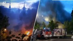 ВИДЕО. Кто-то снова покурил. В москве горит храм Петра и Павла