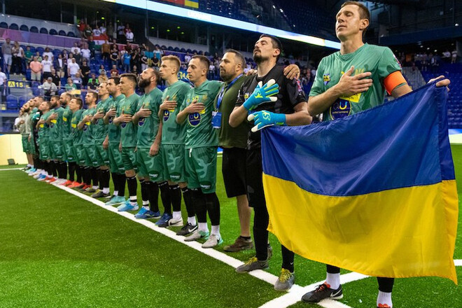 На ЧЕ по мини-футболу Украина выиграла группу, сыграв вничью с Португалией