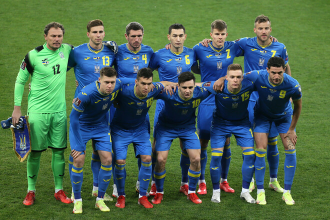 Средний возраст игроков сборной Украины в 2021 году составил 26,05 лет