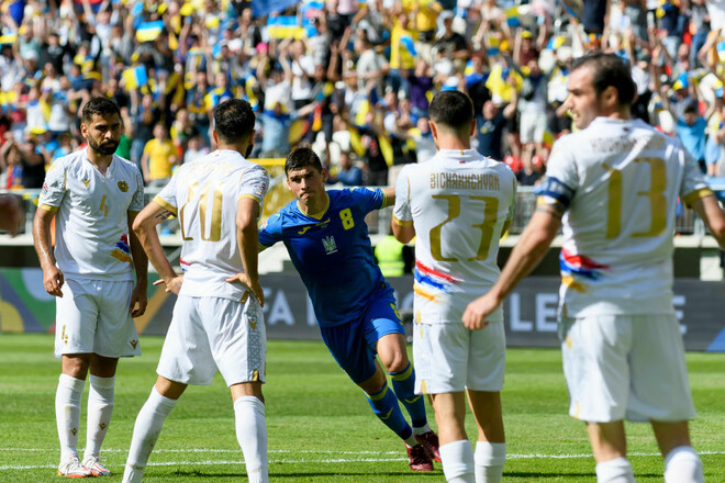 Whoscored: Караваєв і Маліновський найкращі гравці матчу Україна – Вірменія