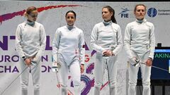 Впервые с 2005 года. Женская сборная Украины взяла бронзу ЧЕ по фехтованию