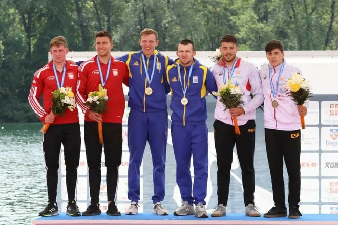 Українські веслярі здобули золоту медаль на молодіжному ЧЄ