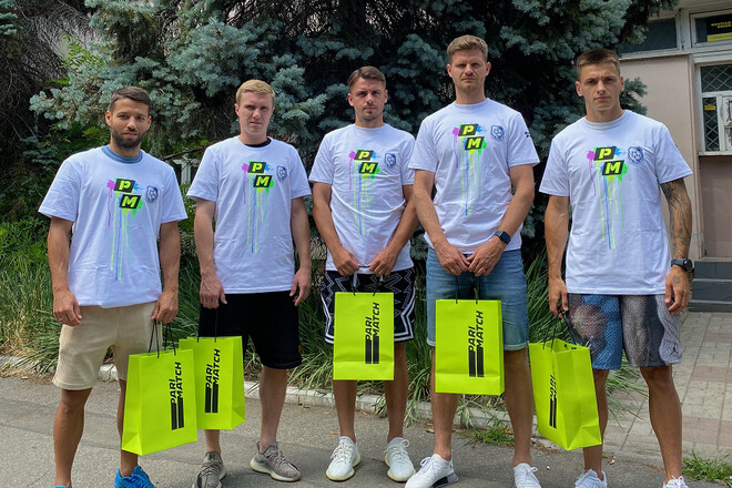 Игроки Черноморца встретились с украинскими героями