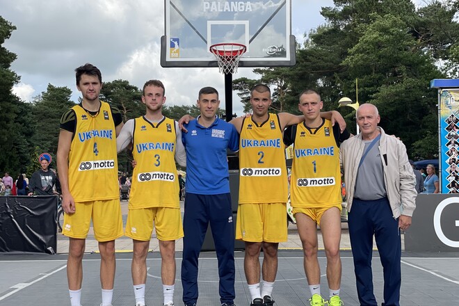 Мужская сборная Украины 3х3 стала второй на турнире в Литве