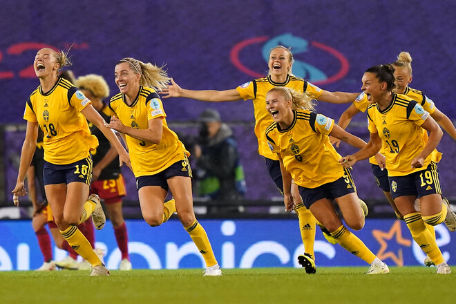 Швеция обыграла Бельгию и вышла в полуфинал женского Евро-2022