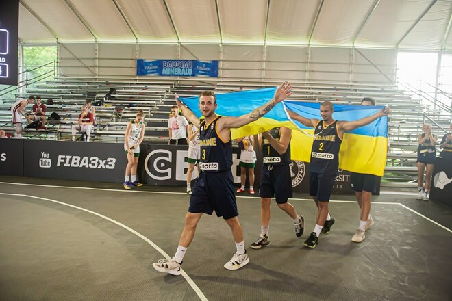 Мужская сборная Украины выиграла четвертый этап Лиги наций 3x3 в Каунасе