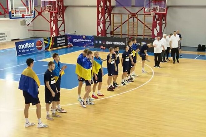 Мужская сборная Украины победила Эстонию на Евробаскете U-18