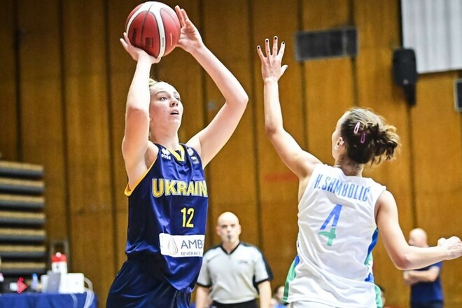 Женская сборная Украины потерпела третье поражение на Евробаскете U-18