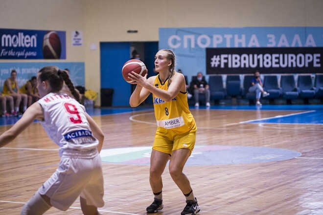 Женская сборная Украины U-18 уступила Люксембургу на Евробаскете
