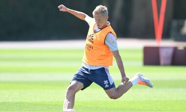 ВІДЕО. Як Зінченко виграв вправу на тренуванні Арсенала