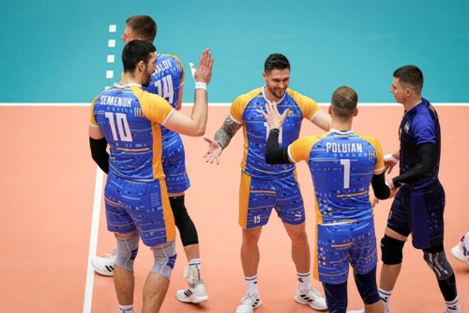 Мужская сборная Украины победила Иран в четырех сетах