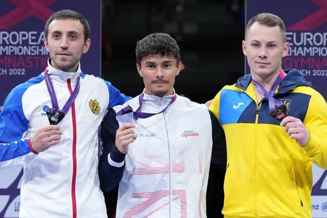 Спортивна гімнастика. Радівілов став бронзовим призером ЧЄ-2022