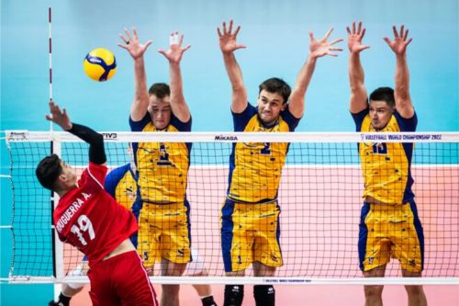 Сборная Украины уверенно победила Тунис на чемпионате мира по волейболу
