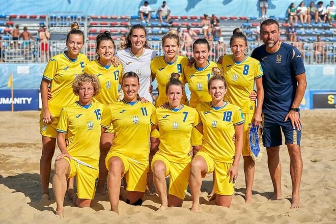 Женская сборная Украины по пляжному футболу проиграла в полуфинале Евролиги