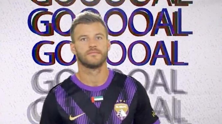 Video clip.  Finish destruction.  Yarmolenko scored for Al Ain in the UAE championship