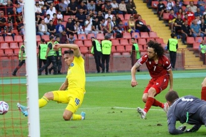 Определен лучший игрок матча Армения - Украина