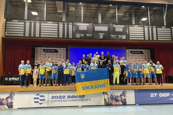 Збірна України з MMA виграла медальний залік ЧЄ-2022 в Італії