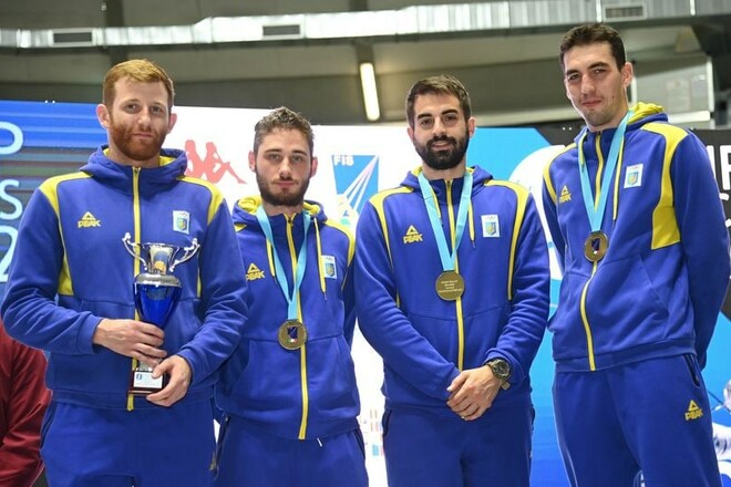 Українські фехтувальники взяли бронзу на Кубку Європи