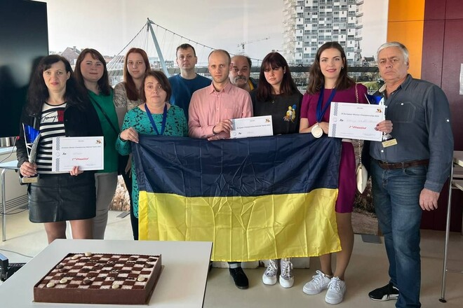 Украинцы завоевали два командных серебра на ЧЕ-2022 по шашкам-100