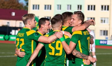 Первая лига. Полесье обыграло Прикарпатье, команда уверенно лидирует