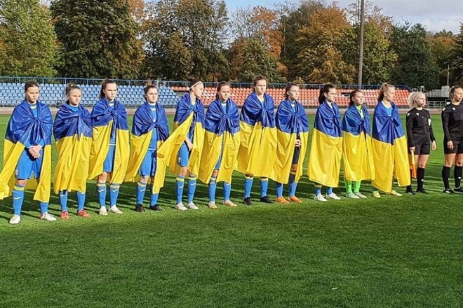 Женская сборная Украины U-17 не сумела обыграть Эстонию и выбыла из Лиги A
