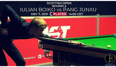 Украинец Юлиан Бойко проиграл стартовый матч Scottish Open