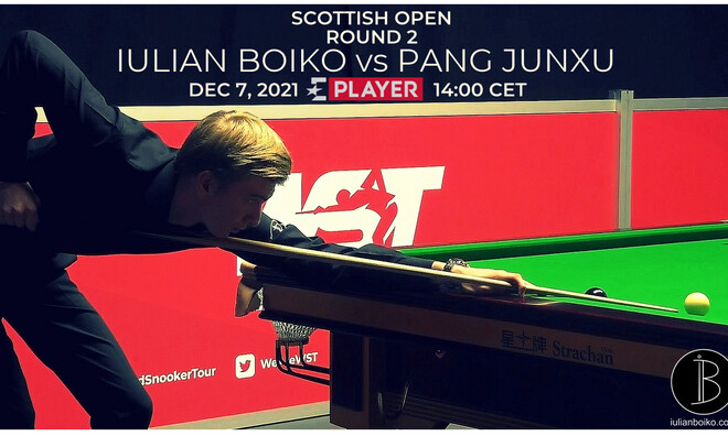 Украинец Юлиан Бойко проиграл стартовый матч Scottish Open