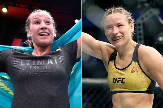 Украинка из UFC сразится с конфликтующей с ней соперницей из Казахстана