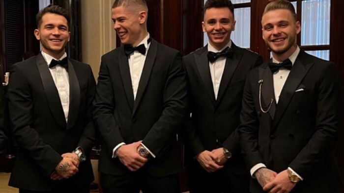 ВИДЕО. Как в Бригаде. Шапаренко, Дубинчак и Леднев спели на свадьбе Попова