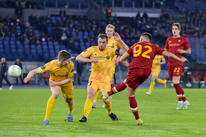 Буде-Глимт забил два гола в ворота Ромы и добыл в Риме ничью