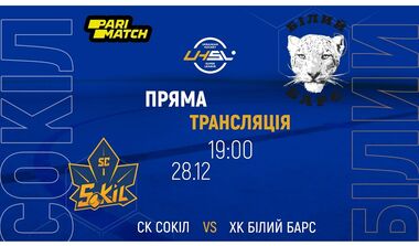 СК Сокол Киев – ХК Белый Барс. Смотреть онлайн. LIVE трансляция