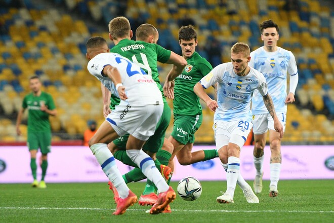 Динамо потерпело первое с 8 ноября 2020 года поражение в чемпионате Украины
