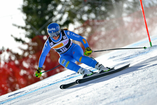 Гірські лижі. Українка Шепіленко – 34-та у супергіганті в Кортіні д’Ампеццо