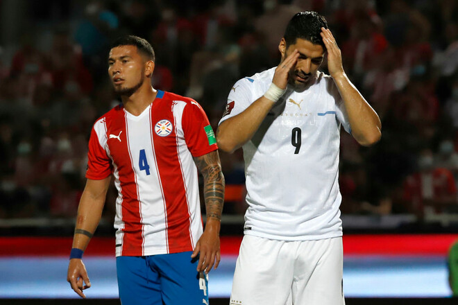 Гол Суареса помог Уругваю одержать минимальную победу над Парагваем