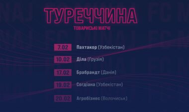 Минай запланував п'ять спарингів на другому зборі в Туреччині