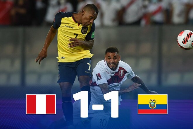 Перу – Эквадор – 1:1. Видео голов и обзор матча