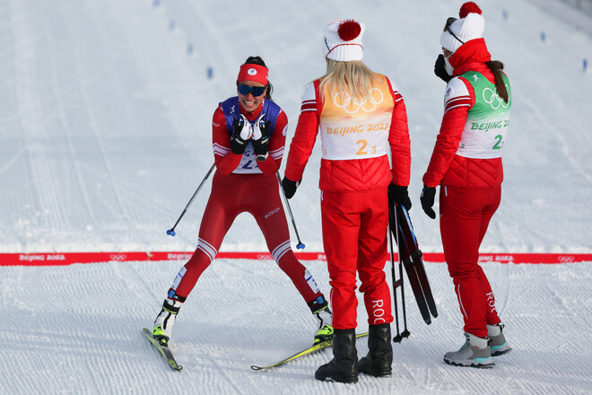 Лыжные гонки. ОКР – олимпийские чемпионки в женской эстафете