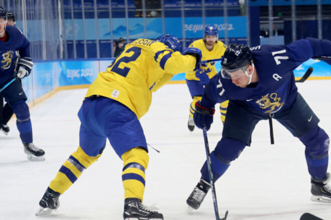 Фінляндія відіграла три шайби та перемогла Швецію в овертаймі