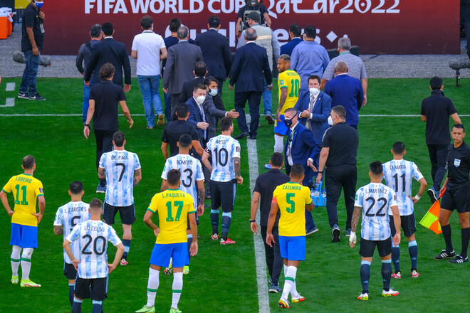 В ФИФА приняли решение по скандальному матчу между Бразилией и Аргентиной