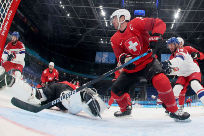 Хоккей на Олимпиаде. Швейцария выбила Чехию и вышла в четвертьфинал