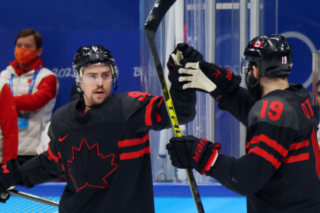 Хоккей на Олимпиаде. Канада забросила 7 шайб и вышла в четвертьфинал