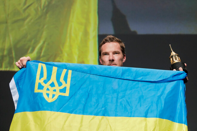 ФОТО. Голливудский актер Камбербэтч поддержал Украину