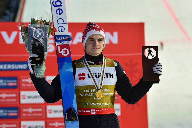 Маріус Ліндвік – чемпіон світу з польотів на лижах