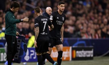 Яремчук допоміг Бенфіці вибити Аякс та вийти до чвертьфіналу Ліги чемпіонів