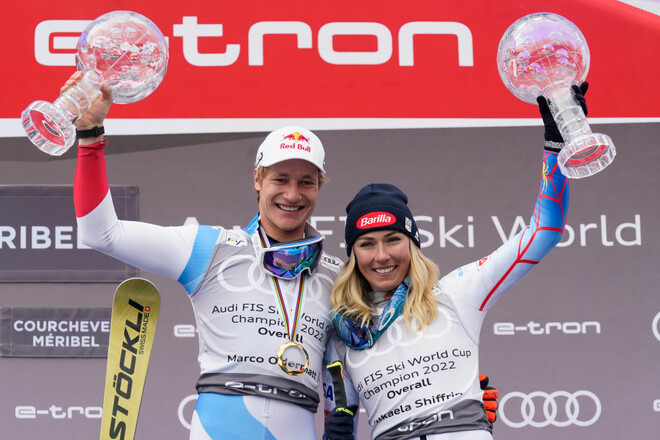 Одерматт и Шиффрин завоевали Кубок мира по горным лыжам