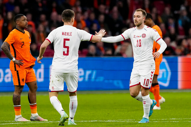 Нидерланды – Дания – 4:2. Голевое возвращение Эриксена. Видео голов и обзор