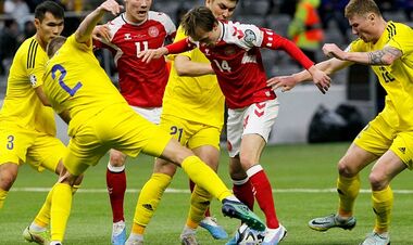 Отбор на Евро. Дания со счета 0:2 проиграла Казахстану на последних минутах